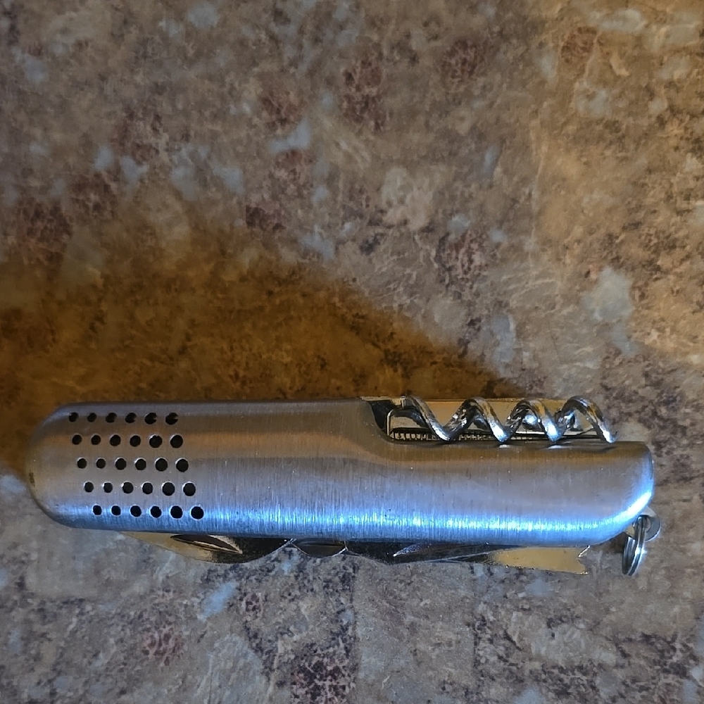 Stainless Steel Multi-Tool with Corkscrew